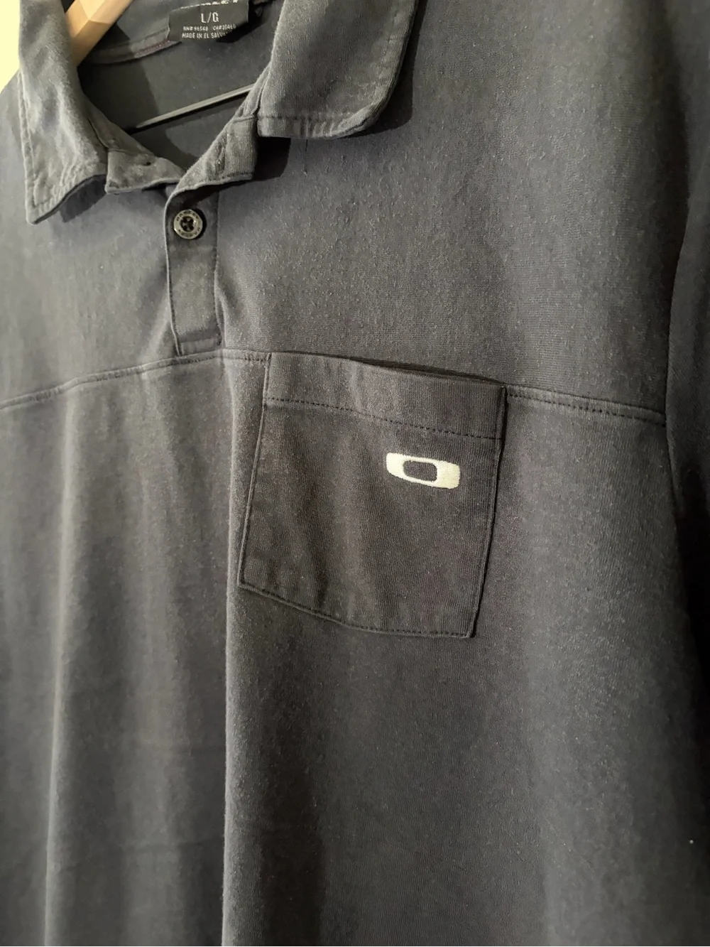 Vintage Oakley Black Golf Polo Shirt